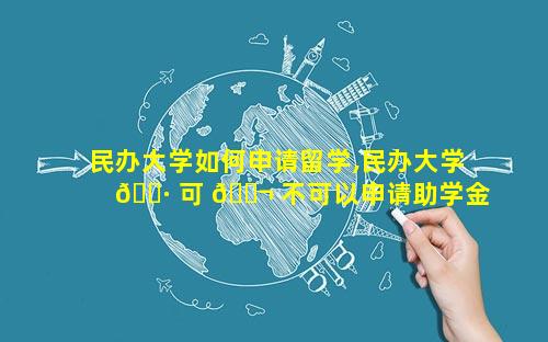 民办大学如何申请留学,民办大学 🕷 可 🐬 不可以申请助学金